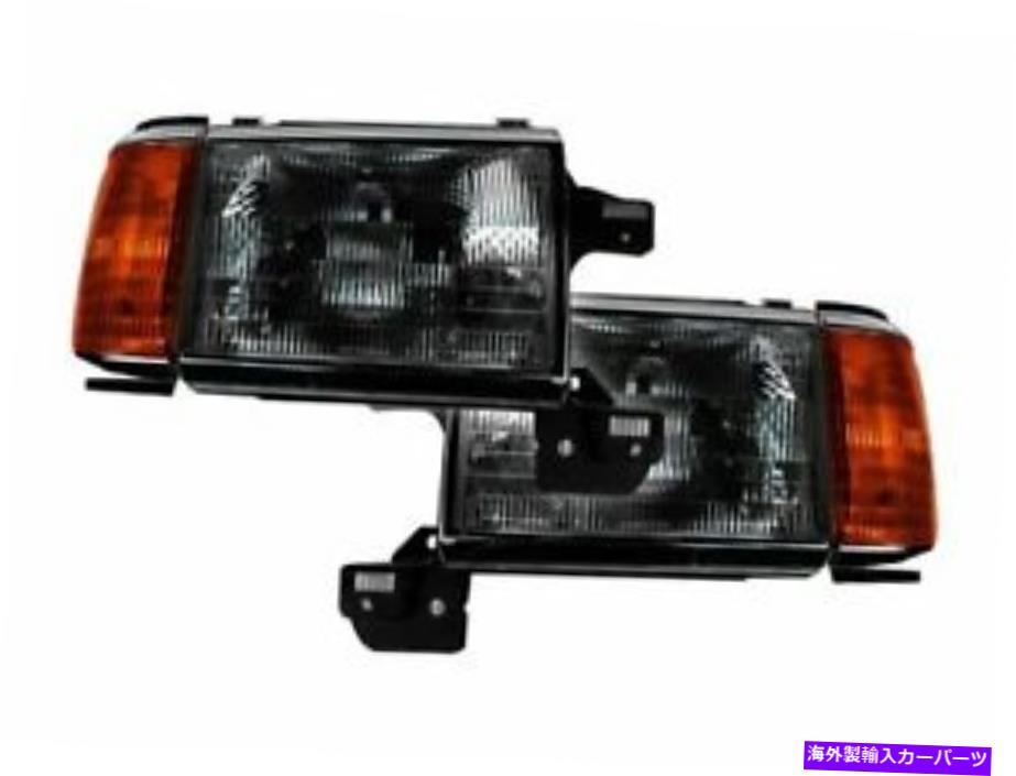 USヘッドライト 87-91フォードBronco F150 F350 GR85F9用のヘッドライトアセンブリセット Headlight Assembly Set For 87-91 Ford Bronco F150 F250 F350 GR85F9【並行輸入品】|Us Custom Parts Shop USDM