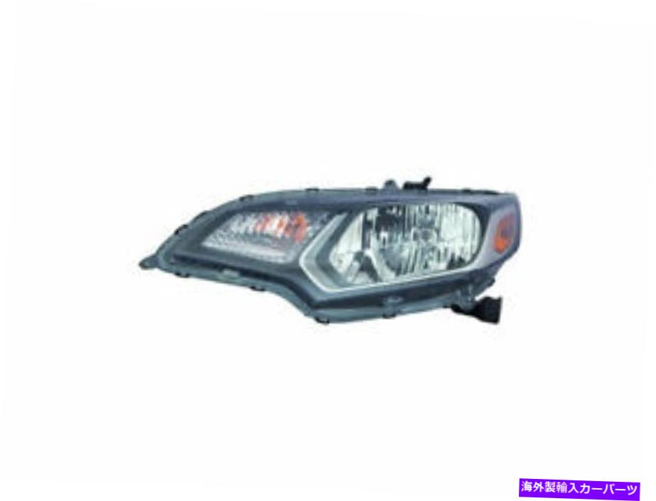 USヘッドライト 右 - 旅客サイドヘッドライトアセンブリ7GHN32ホンダフィット2015 2016 2017 Right - Passenger Side Headlight Assembly 7GHN32 for Honda Fit 2015 2016 2017【並行輸入品】