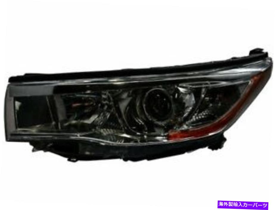 USヘッドライト 2014-2016トヨタハイランダ2015 C433HQのための左ヘッドライトアセンブリ Left Headlight Assembly For 2014-2016 Toyota Highlander 2015 C433HQ【並行輸入品】