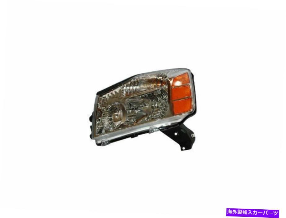 USヘッドライト 2004年から2007年の日産のティータンのヘッドライトアセンブリの左TYC 92753XG 2006 2005 For 2004-2007 Nissan Titan Headlight Assembly Left TYC 92753XG 2006 2005【並行輸入品】