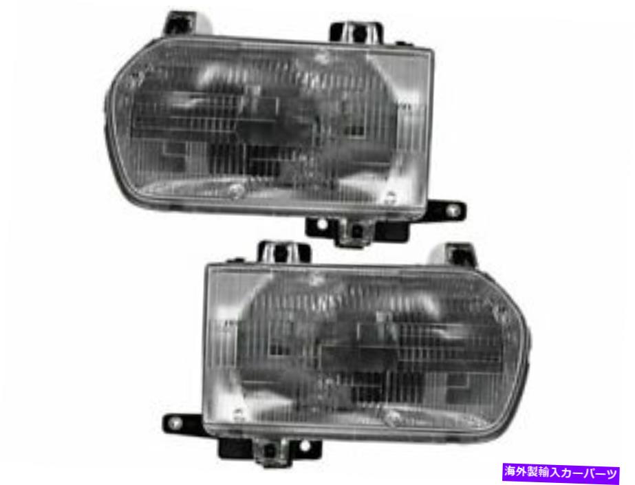 USヘッドライト HeadlightアセンブリセットNissan Pathfinder 1996 1997 1997 1997 1997 Headlight Assembly Set W628GX for Nissan Pathfinder 1996 1997 1998 1999【並行輸入品】