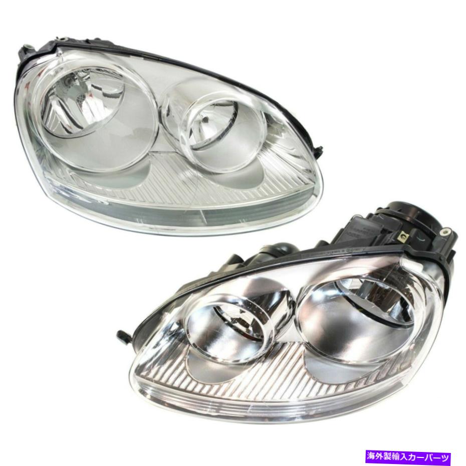 USヘッドライト 2005-2010フォルクスワーゲンジェットドライバ/助手席側W /電球のヘッドライトセット Headlight Set For 2005-2010 Volkswagen Jetta Driver/Passenger Side w/ bulb【並行輸入品】｜Us Custom Parts Shop USDM