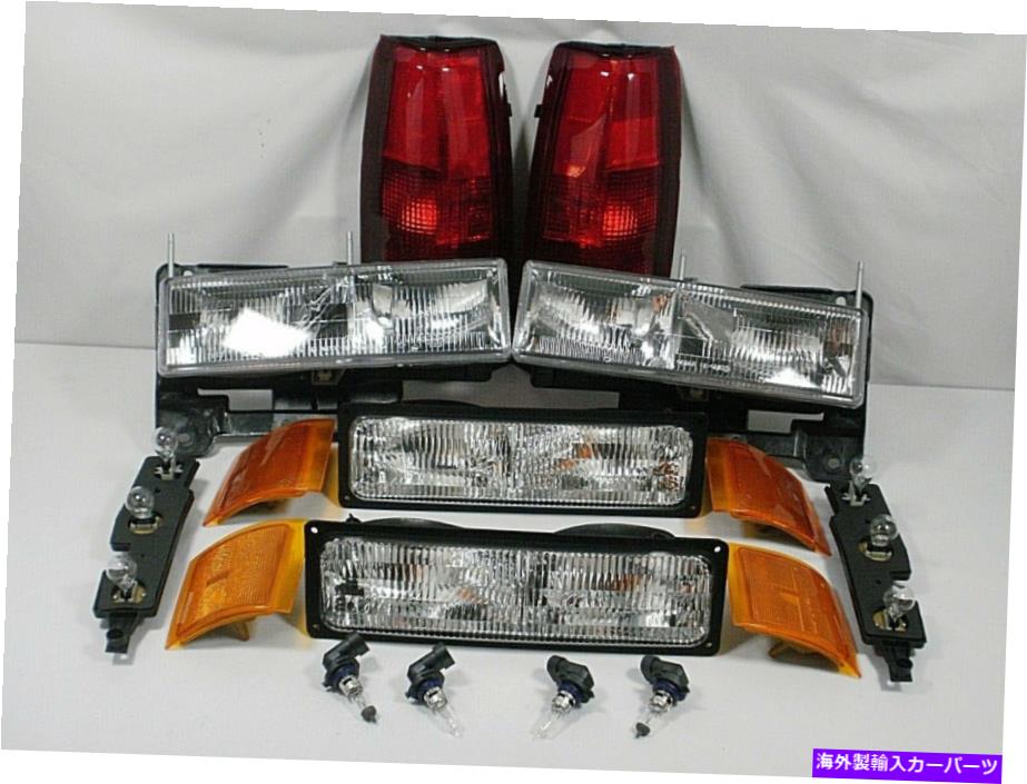 USヘッドライト ヘッドライトテールライト&電球/マーカーコーナーなし電球94-98 Chevy Silverado HEADLIGHTS TAILLIGHTS & BULBS / MARKER CORNER NO BULBS 94-98 Chevy Silverado【並行輸入品】