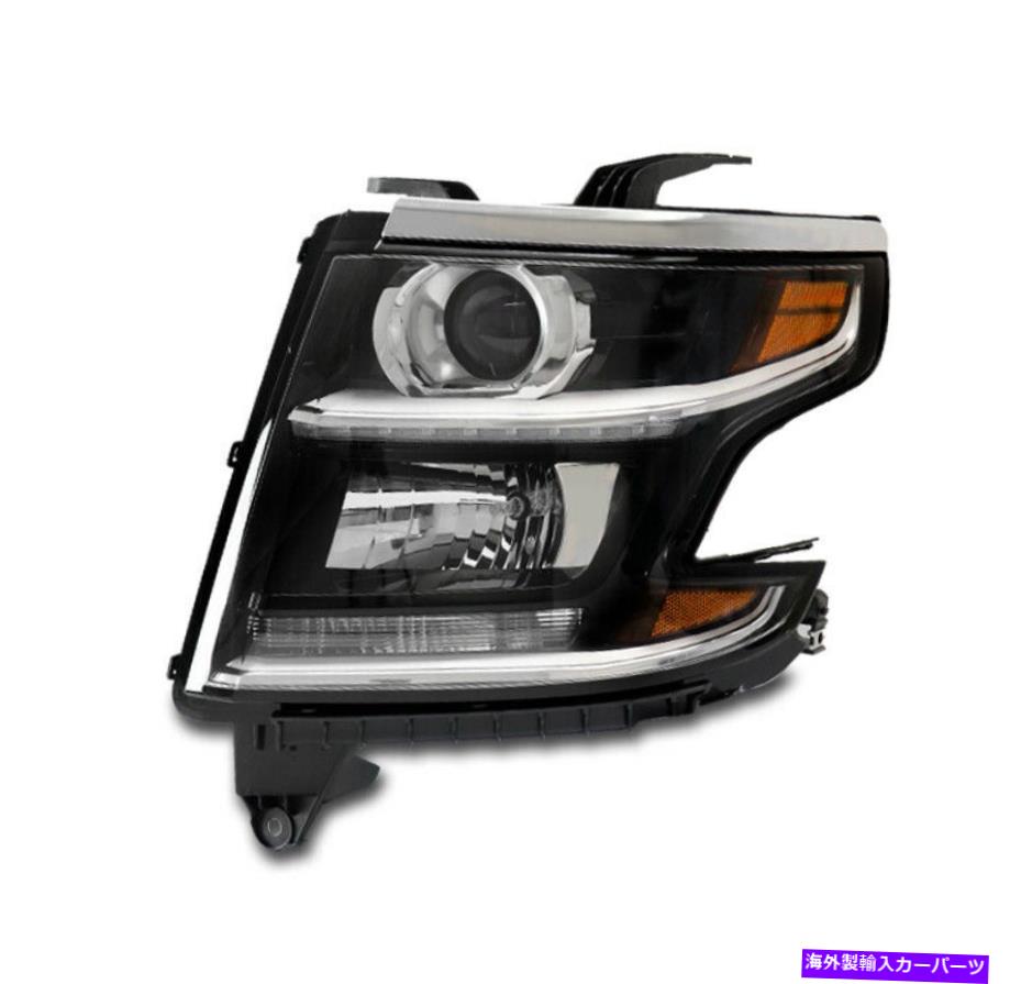 USヘッドライト 2015-18シボー郊外/タホLEDプロジェクターヘッドライトランプブラック左ドライバー FOR 2015-18 CHEVY SUBURBAN/TAHOE LED PROJECTOR HEADLIGHT LAMP BLACK LEFT DRIVER【並行輸入品】｜Us Custom Parts Shop USDM