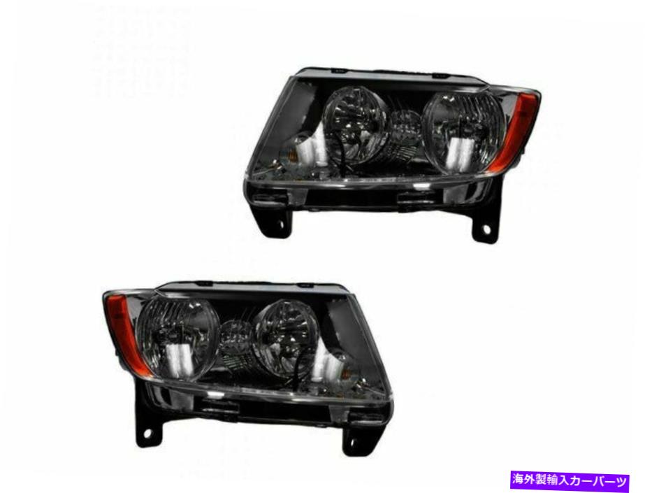 USヘッドライト 2011-2013ジープグランドチェロキーヘッドライト集合セット98818YK 2012 For 2011-2013 Jeep Grand Cherokee Headlight Assembly Set 98818YK 2012【並行輸入品】