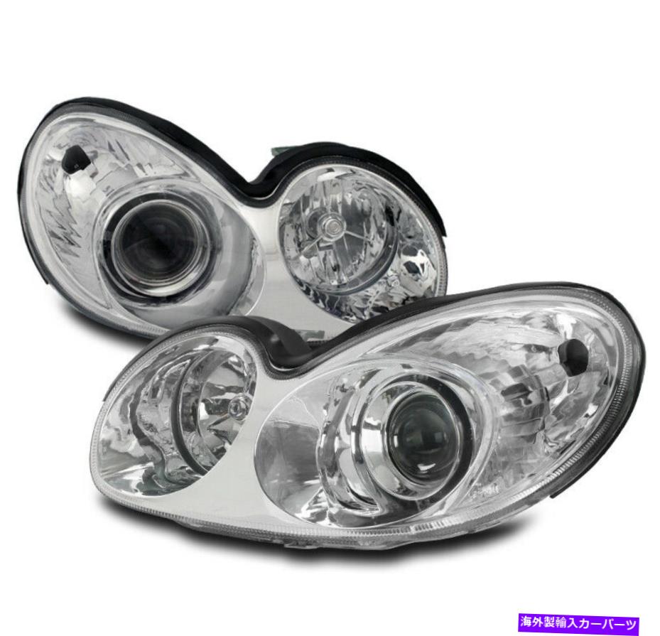 USヘッドライト 02 03 04 04 05 GL GLS LX VE SEDANプロジェクターヘッドライトランプクロム左+右 02 03 04 05 GL GLS GLX LX VE SEDAN PROJECTOR HEADLIGHTS LAMPS CHROME LEFT+RIGHT【並行輸入品】
