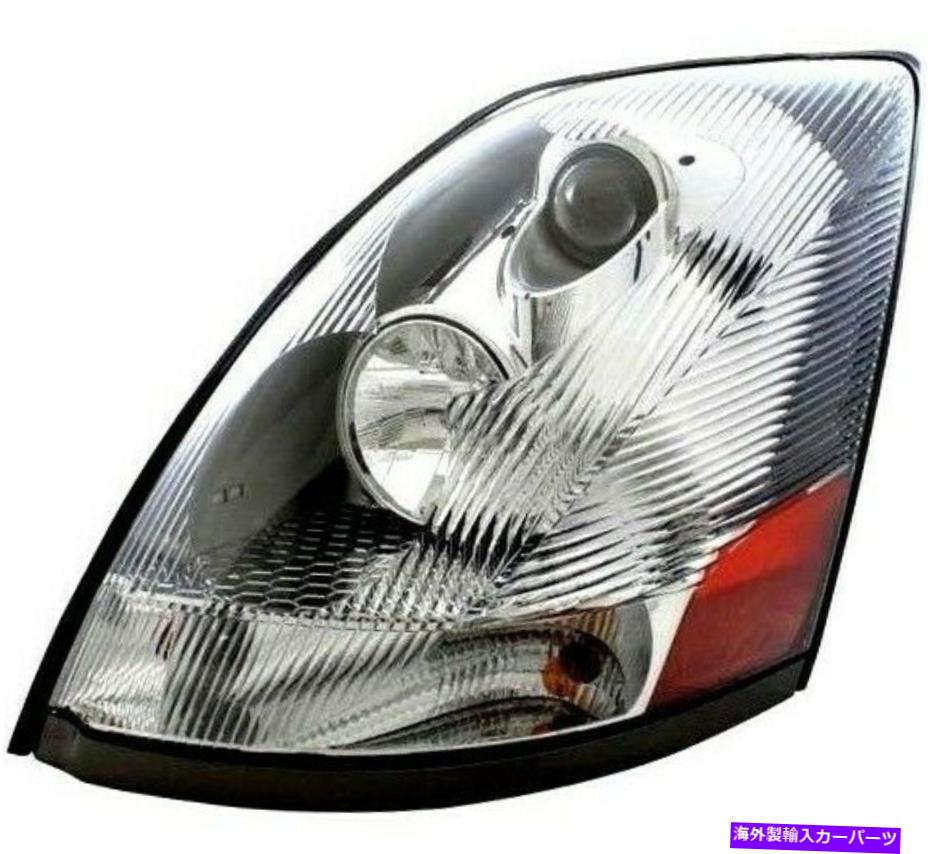 USヘッドライト Volvo VNL 2004-15 Headlight Chrome（ドライバ側） Volvo VNL 2004-15 Headlight Chrome Left (Driver Side)【並行輸入品】