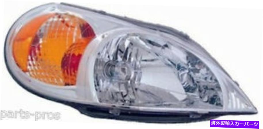 USヘッドライト 新しい交換用ヘッドライトアセンブリRH / 2000-02キアリオ New Replacement Headlight Assembly RH / FOR 2000-02 KIA RIO【並行輸入品】