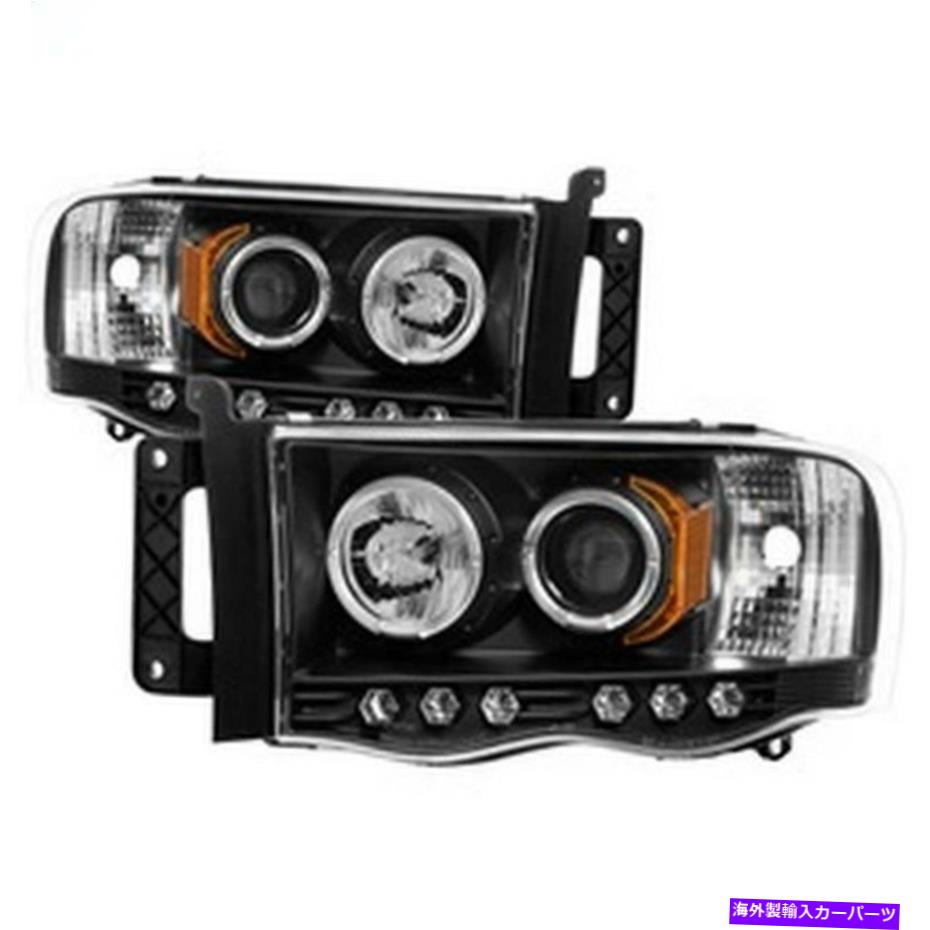 USヘッドライト スパイダーオート5009975プロジェクターヘッドライト - LEDハロー - LED - ブラック - High H1 - LO Spyder Auto 5009975 Projector Headlights - LED Halo - LED - Black - High H1 - Lo【並行輸入品】