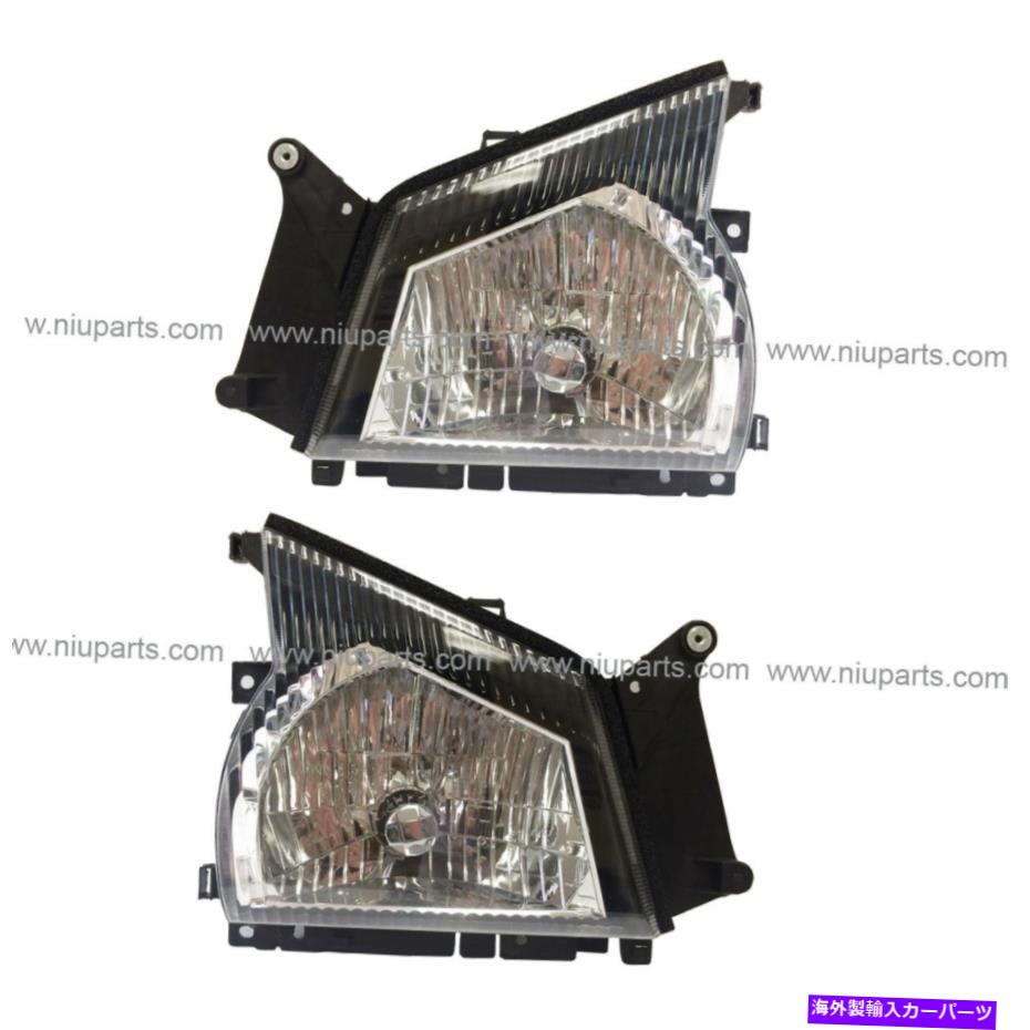 USヘッドライト ヘッドライト - 運転手と助手席側（フィット：Isuzu NRR、NPR 2006-2007トラック） HeadLight - Driver and Passenger Side (Fit: Isuzu NRR and NPR 2006-2007 Truck)【並行輸入品】