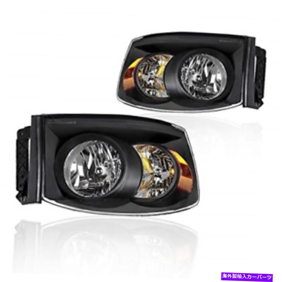 USヘッドライト Headlights 2006-2008ドッジRAM 1500ピックアップ2006-2009 RAM 2500 3500 Headlights Assembly for 2006-2008 Dodge Ram 1500 Pickup 2006-2009 Ram 2500 3500【並行輸入品】