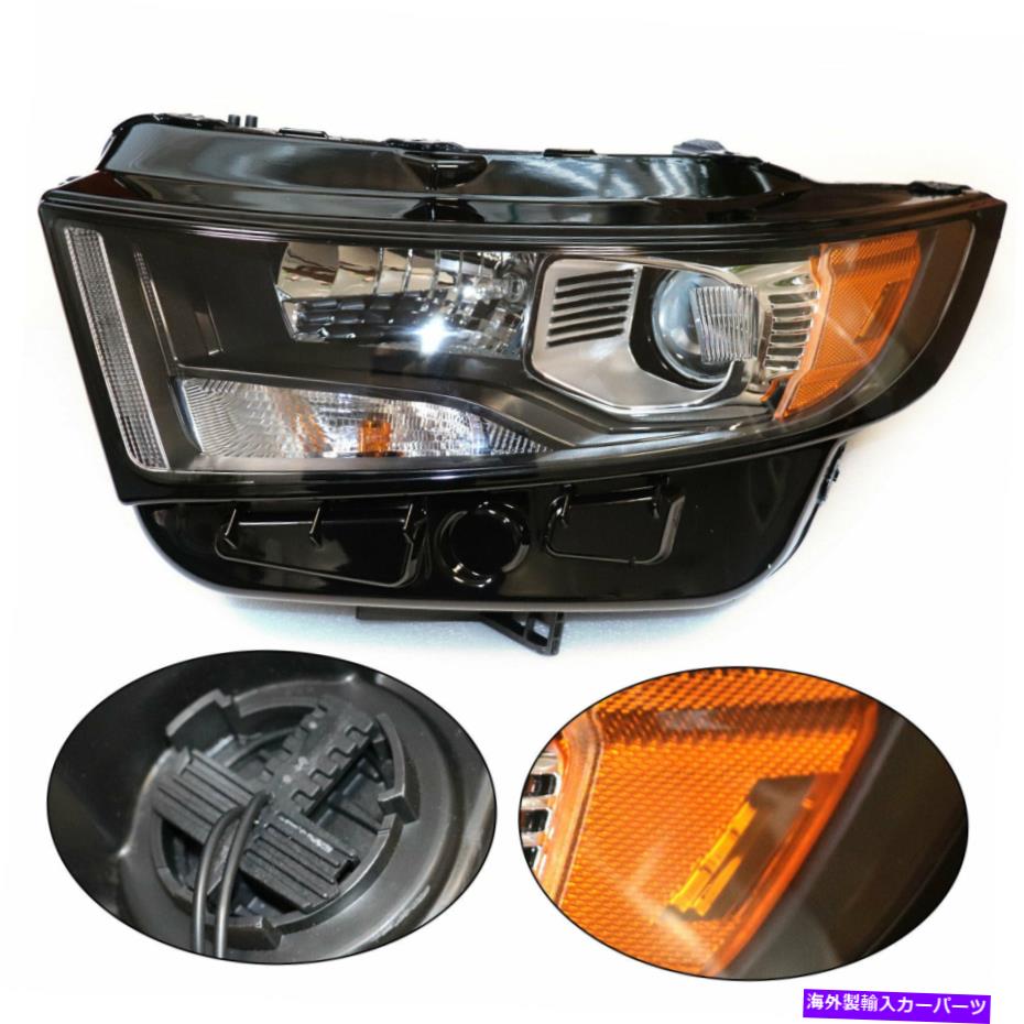 USヘッドライト 2015-18フォードエッジのヘッドライトドライバサイドハロゲンヘッドランプポリカーボネートレンズ Headlight Driver Side Halogen Headlamp Polycarbonate Lens For 2015-18 Ford Edge【並行輸入品】|Us Custom Parts Shop USDM