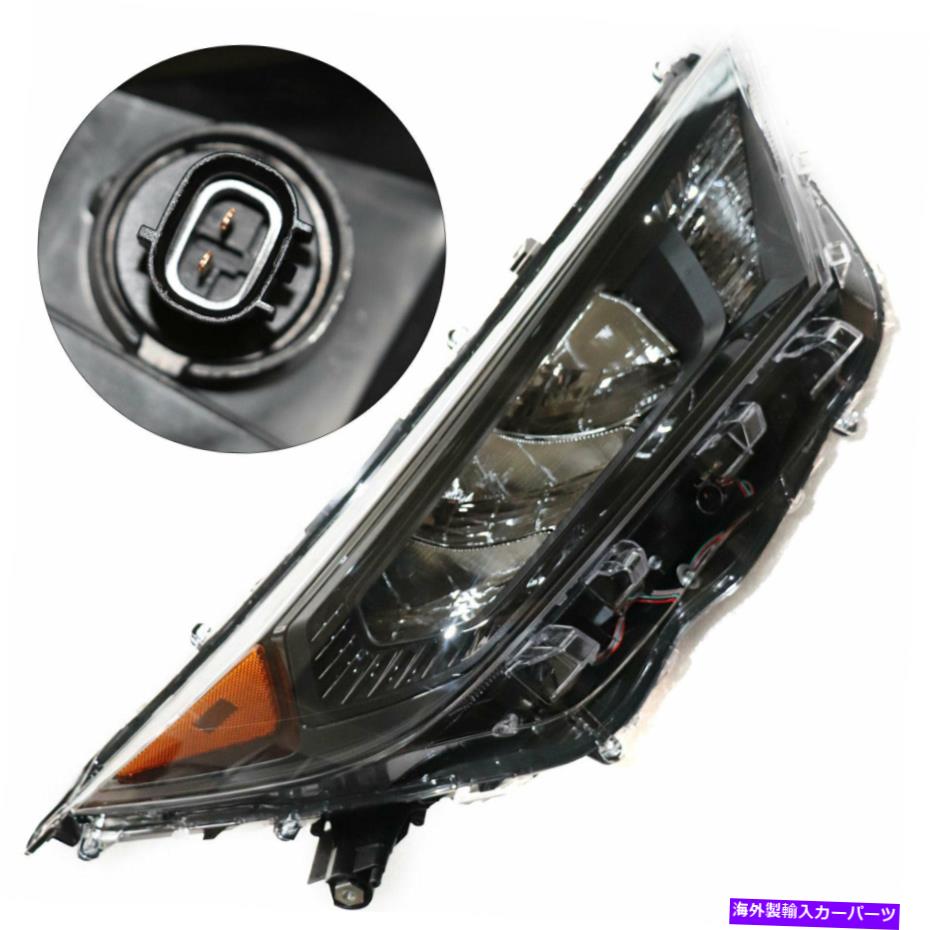 USヘッドライト 2019年から2020年のLEDヘッドライトの交換Toyota Rav4 Le XLE右側の黒 LED Headlight Replacement for 2019-2020 Toyota RAV4 LE XLE Right Side Black【並行輸入品】