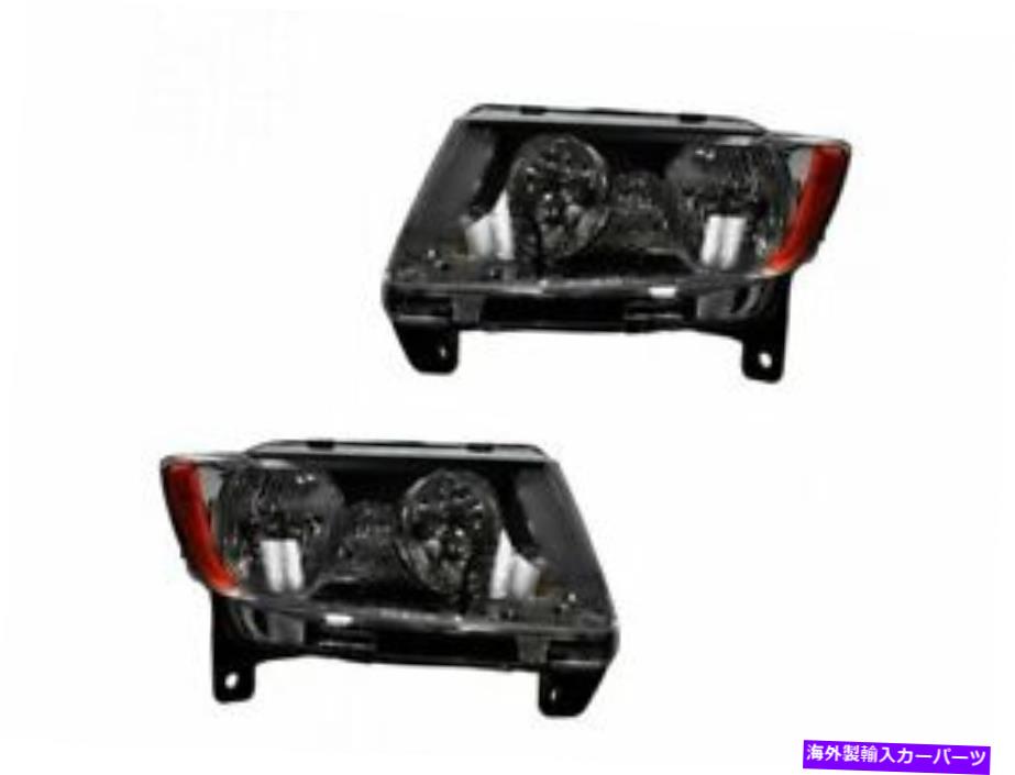 USヘッドライト ヘッドライトアセンブリ11-13ジープグランドチェロキーHK85D4用セット Headlight Assembly Set For 11-13 Jeep Grand Cherokee HK85D4【並行輸入品】