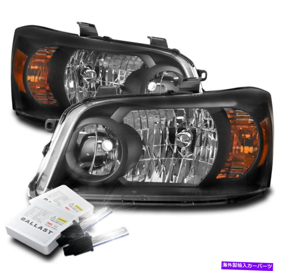 USヘッドライト 2004年2005年2006年トヨタハイランダーブラックヘッドライトヘッドランプW / 8KキセノンHID FOR 2004 2005 2006 TOYOTA HIGHLANDER BLACK HEADLIGHTS HEADLAMPS W/8K XENON HID【並行輸入品】｜Us Custom Parts Shop USDM