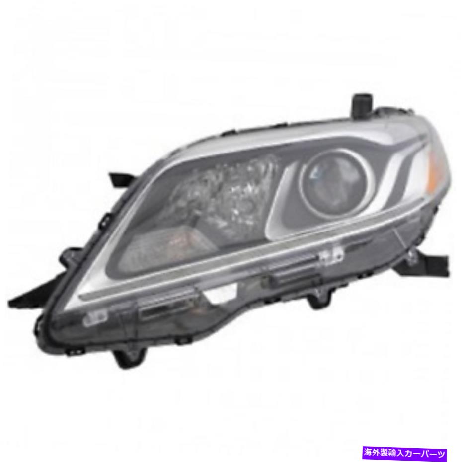 USヘッドライト Sienna XLE / Limited 2015 2017 2017 2018の新しい左のドライバのヘッドライトと電球 New Left driver headlight & bulbs for Sienna XLE / Limited 2015 2016 2017 2018【並行輸入品】