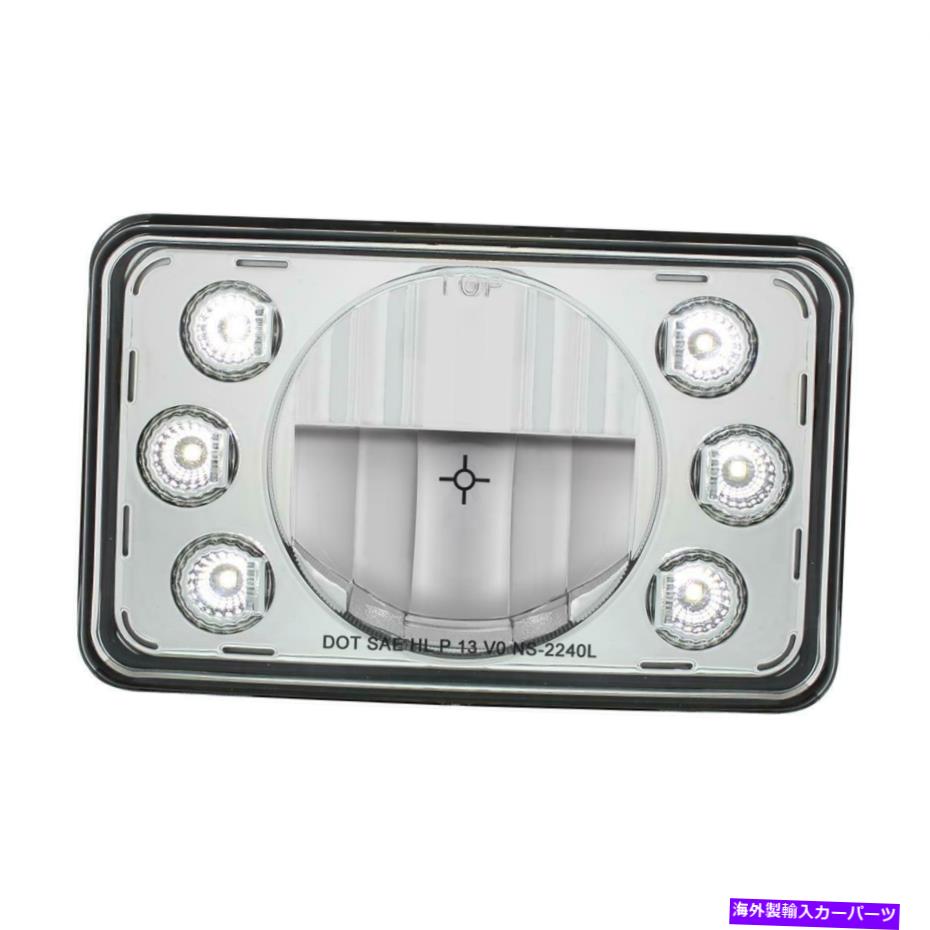 USヘッドライト United Pacific 31168 4 "x 6" RET LEDクリスタルヘッドライト、ロービーム United Pacific 31168 4" X 6" Rect LED Crystal Headlight, Low Beam【並行輸入品】｜Us Custom Parts Shop USDM