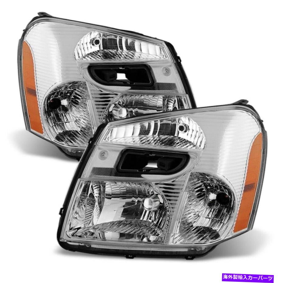 USヘッドライト 2005年2006年2007年2008年2009年の新しいクロムヘッドライトペア New Chrome Headlight PAIR FOR 2005 2006 2007 2008 2009 Chevy Equinox SUV【並行輸入品】｜Us Custom Parts Shop USDM