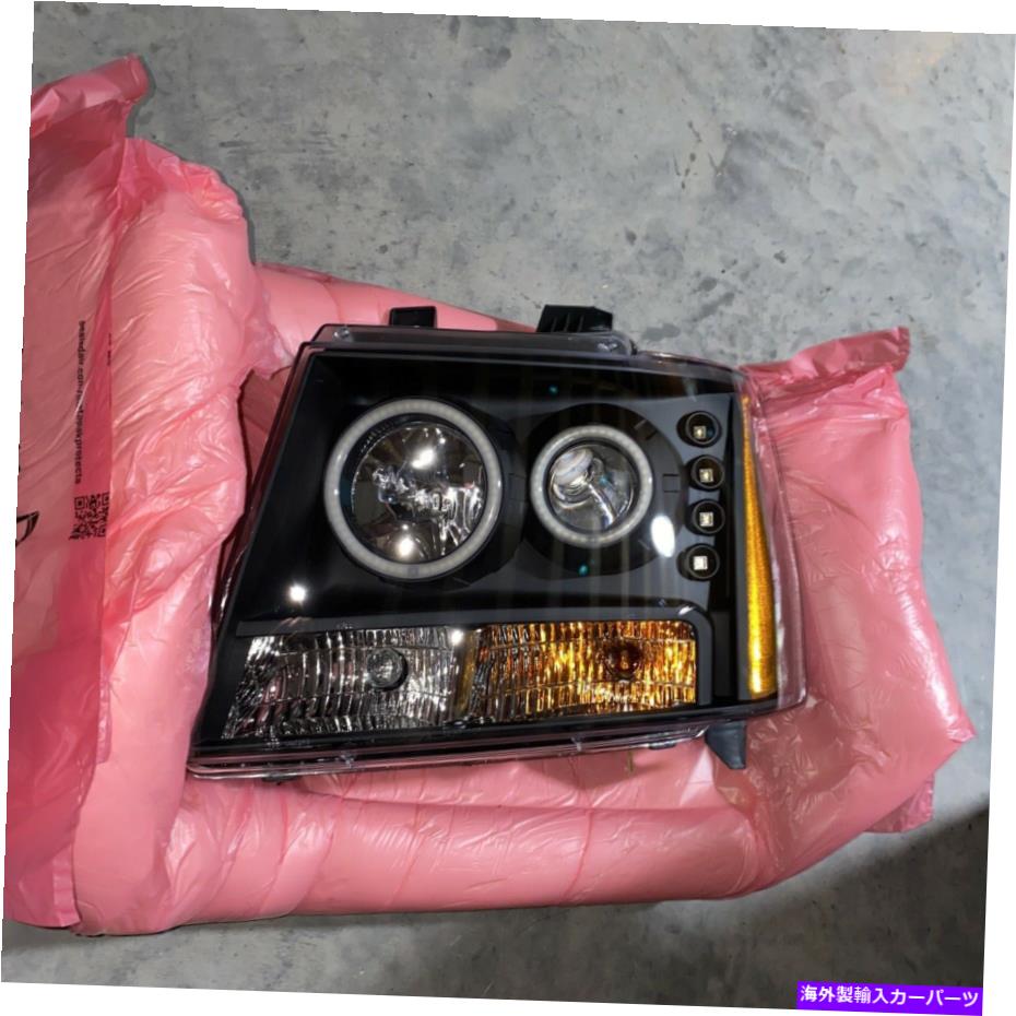 USヘッドライト Chevy Tahoe /郊外/アバランシェ用プロジェクターのヘッドライトLEDデュアルハロー Projector Headlights LED Dual Halo For Chevy Tahoe/Suburban/Avalanche【並行輸入品】