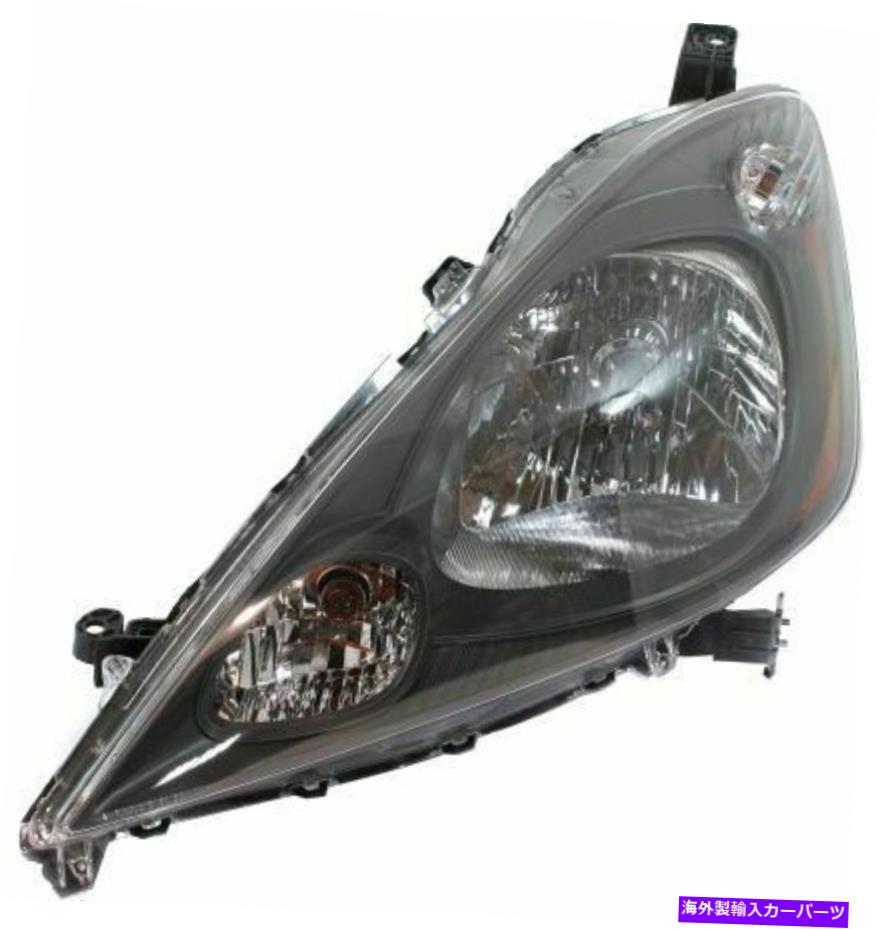 USヘッドライト 2009-2013ホンダフィットドライバーサイドW /電球のためのヘッドライト Headlight For 2009-2013 Honda Fit Driver Side w/ bulb【並行輸入品】