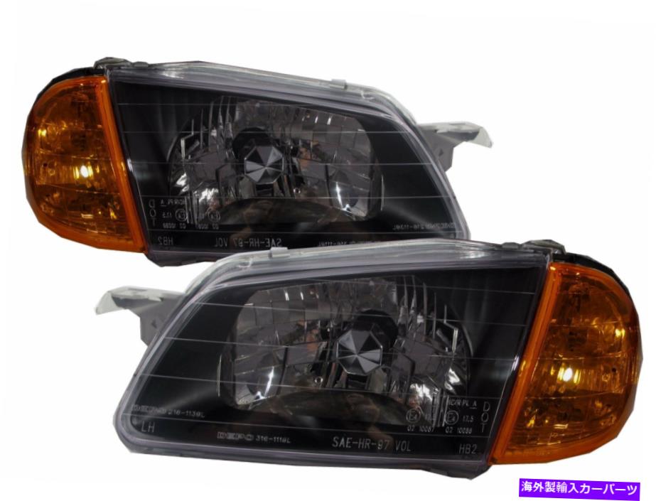 USヘッドライト SpeedProtege BJ 1998-2000 4D / 5DクリアヘッドライトヘッドランプBLACK V2 MAZDA LHD SpeedProtege BJ 1998-2000 4D/5D Clear Headlight Headlamp BLACK V2 for MAZDA LHD【並行輸入品】｜Us Custom Parts Shop USDM