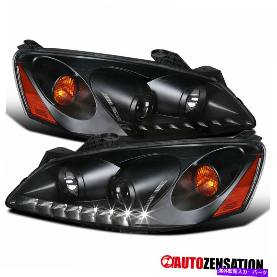 USヘッドライト 2005-2010 Pondiac G6 LEDストリップブラックプロジェクターヘッドライトランプ左+右 For 2005-2010 Pondiac G6 LED Strip Black Projector Headlights Lamps Left+Right【並行輸入品】｜Us Custom Parts Shop USDM 51,148円