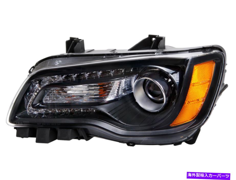 USヘッドライト フィット11-14 Chrysler 300ドライバサイドハロゲンタイプブラックヘッドライトヘッドランプ Fits 11-14 Chrysler 300 Driver Side Halogen Type Black Headlight Headlamp New【並行輸入品】｜Us Custom Parts Shop USDM