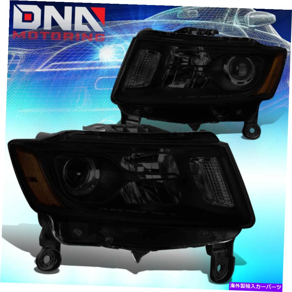 【楽天市場】USヘッドライト 20142016ジープグランドチェロキーWK2ペアプロジェクターヘッドライト/ランプ着色/琥珀色 FOR