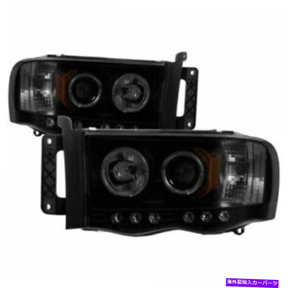 USヘッドライト Spyder 5078384 LEDプロジェクターのヘッドライト - 02-05 Dodge Ramのための黒い煙 Spyder 5078384 LED Projector Headlights - Black Smoke For 02-05 Dodge Ram NEW【並行輸入品】|Us Custom Parts Shop USDM