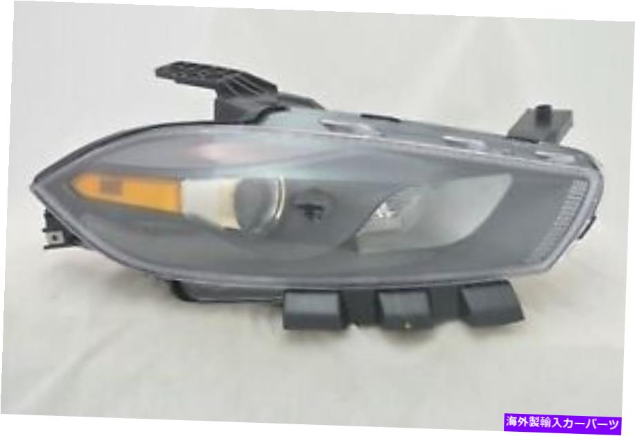 USヘッドライト 右側交換用ヘッドライトアセンブリ（ブラックトリム）2013-2014 Dodge Dart Right Side Replacement Headlight Assembly (Black Trim) For 2013-2014 Dodge Dart【並行輸入品】 50,282円