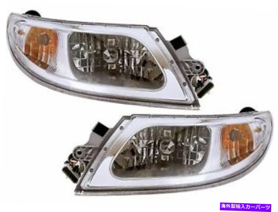 USヘッドライト 国際TranStar 2003 2004 2005ヘッドライトヘッドライトフロントランプペア INTERNATIONAL TRANSTAR 2003 2004 2005 HEAD LIGHTS HEADLIGHTS FRONT LAMPS PAIR【並行輸入品】