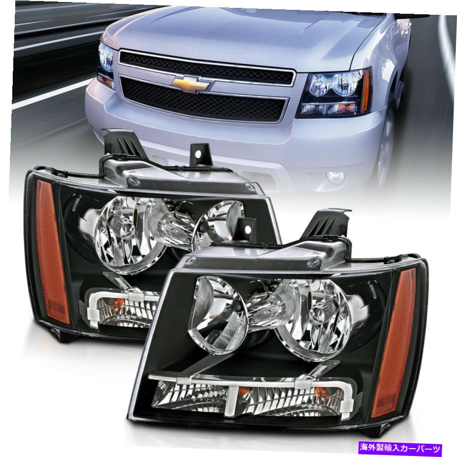 USヘッドライト Fits Suburban 1500郊外2500 Tahoe：クリスタルヘッドライトセットアナゾUSA 111392 Fits Suburban 1500 Suburban 2500 Tahoe: Crystal Headlight Set Anzo USA 111392【並行輸入品】｜Us Custom Parts Shop USDM