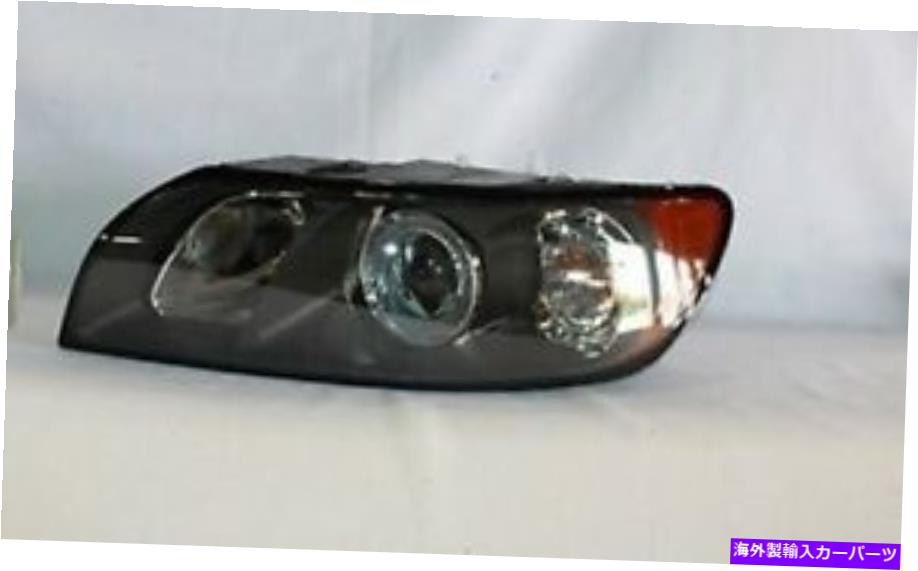 USヘッドライト 2004-2007 Volvo S40 / 2005-2007 V50のための左側ハロゲンヘッドライトアセンブリ Left Side Halogen Headlight Assembly For 2004-2007 Volvo S40 / 2005-2007 V50【並行輸入品】