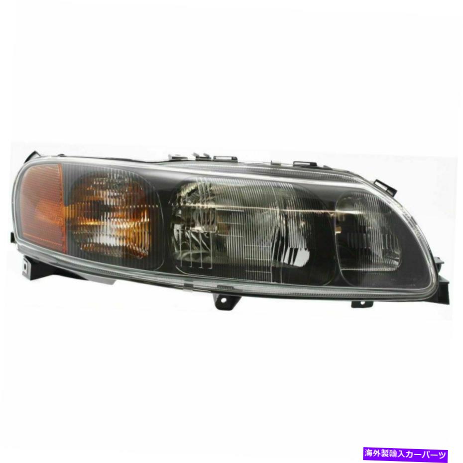USヘッドライト 乗客right RHヘッドランプヘッドライトアセンブリハロゲン2004 Volvo S60 Passenger Right RH Headlamp Headlight Assembly Halogen for 2001 2004 Volvo S60【並行輸入品】