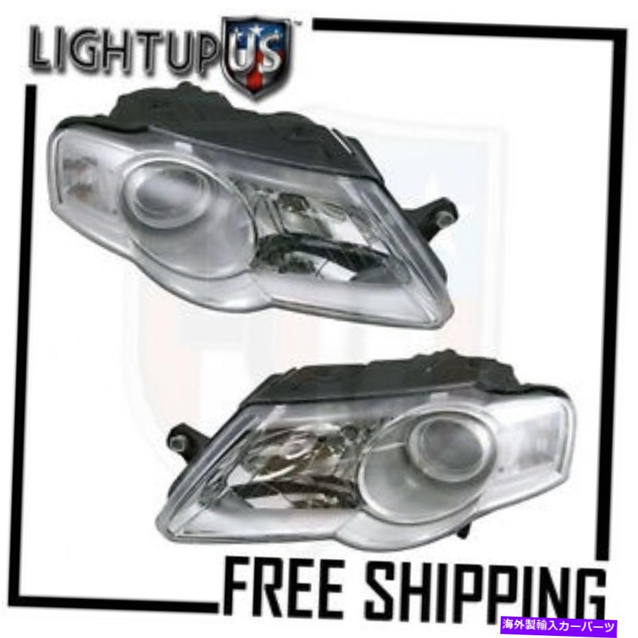 USヘッドライト ヘッドライトヘッドランプペアは06-10フォームスワーゲンパサートの右側の右側のセット Headlights Headlamps Pair Left right set for 06-10 Volkswagen Passat【並行輸入品】