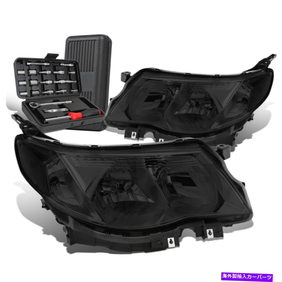 USヘッドライト 2009-2013 Subaru Foresterスモークシグナルヘッドライトヘッドランプ+ツールボックス For 2009-2013 Subaru Forester Smoked Clear Signal Headlight Head Lamps+Tool Box【並行輸入品】｜Us Custom Parts Shop USDM 51,148円