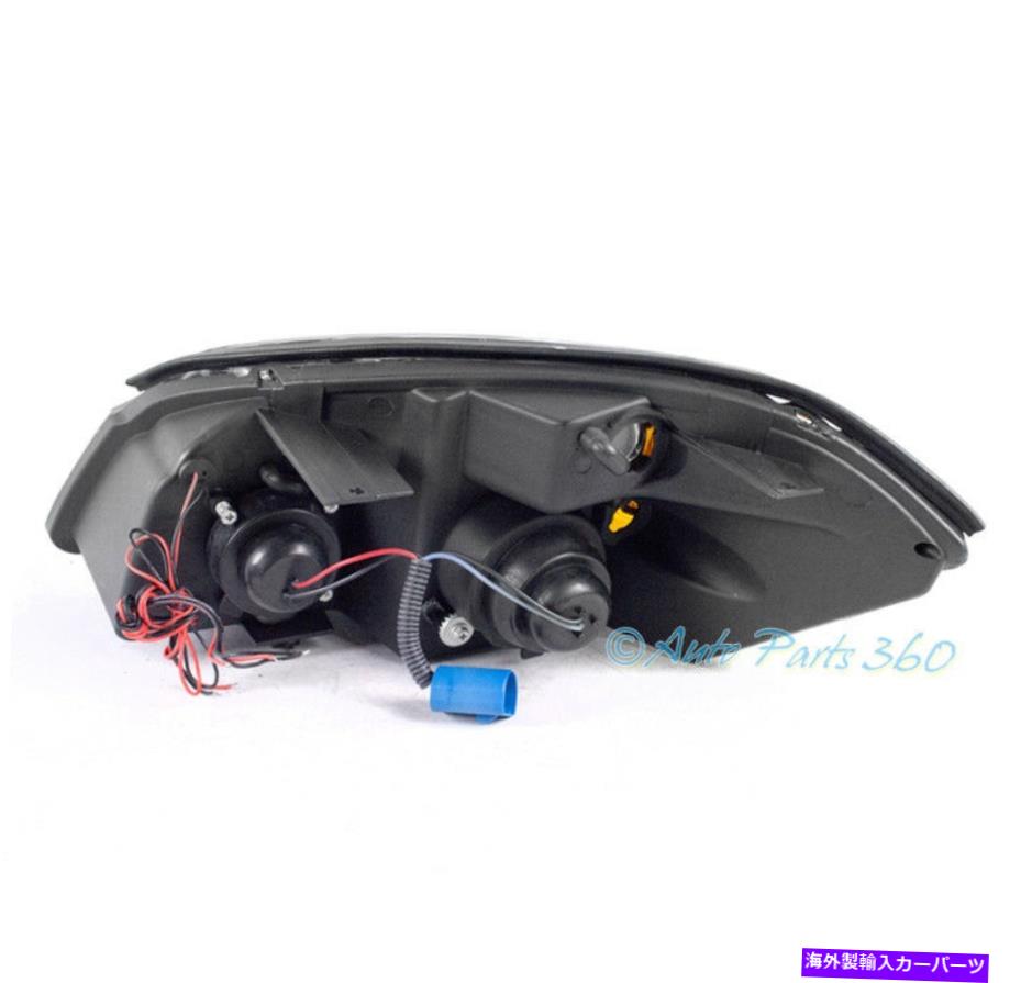 USヘッドライト 05~10シボレーコバルトハローLEDプロジェクターヘッドライトランプブラックW / 10KキセノンHID FOR 05-10 CHEVY COBALT HALO LED PROJECTOR HEADLIGHTS LAMPS BLACK W/10K XENON HID【並行輸入品】