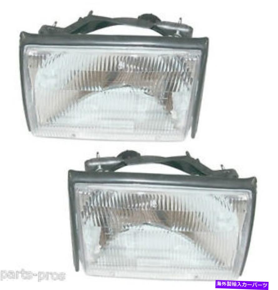 USヘッドライト 新しい交換用ヘッドライトアセンブリペア/ 1987-93フォードマスタング New Replacement Headlight Assembly PAIR / FOR 1987-93 FORD MUSTANG【並行輸入品】