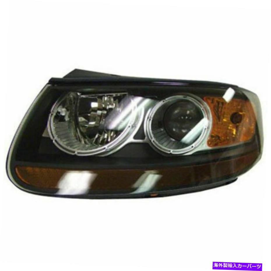 USヘッドライト LHヘッドランプ（7/11/07）、（2信号ソケット）が2007 Hyundai Santa Feにフィット LH Headlamp (to 7/11/07), (Has 2 Signal Sockets) fits 2007 Hyundai Santa Fe【並行輸入品】