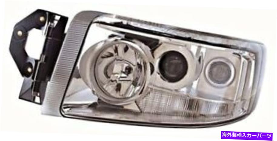 USヘッドライト RENAULT PREMIUM 2006-フォグランプ付きマニュアルクロムヘッドライトLH Renault Premium 2006- Manual Chrome Headlight with Fog Lamp LEFT LH【並行輸入品】