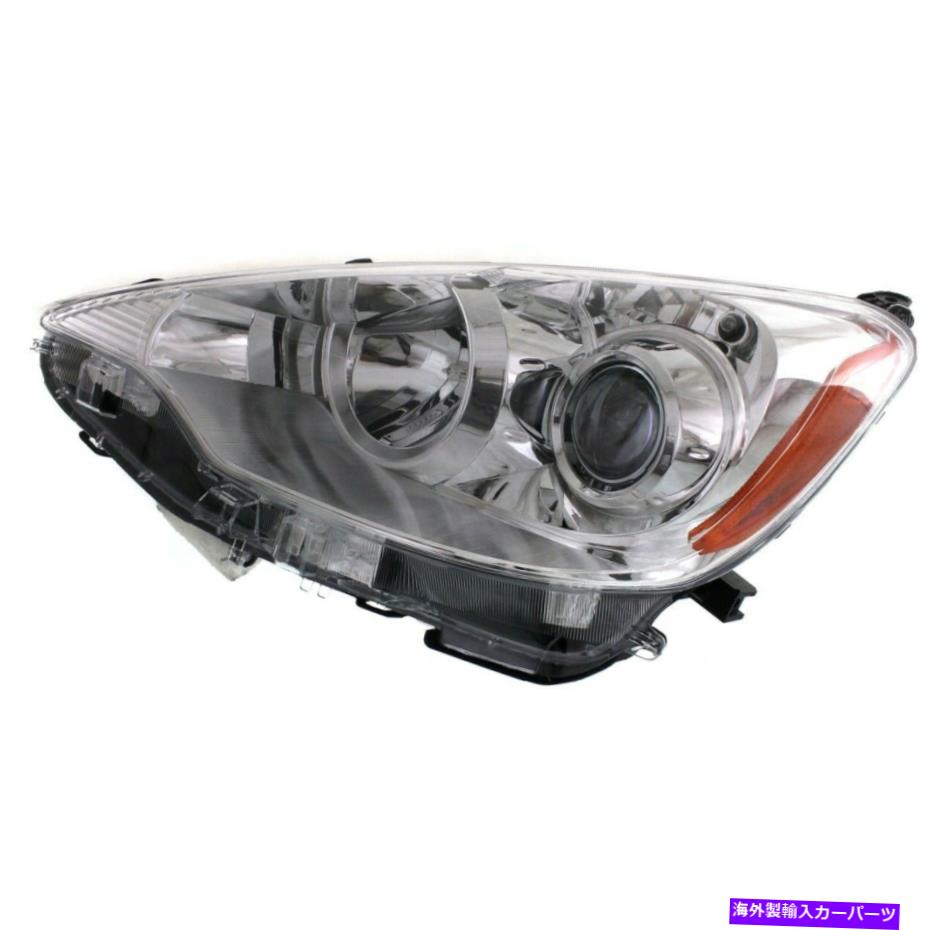 USヘッドライト Toyota Prius C TO2502214 8115052J81のためのヘッドライトランプ左側の運転者LH Headlight Lamp Left Hand Side Driver LH for Toyota Prius C TO2502214 8115052E81【並行輸入品】