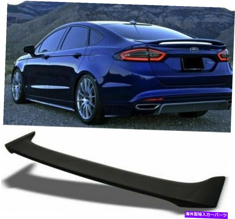 USヘッドライト 2013-2018フォードフュージョン4DRファクトリースタイルABSリアトランクスポイラーブラックマット For 2013-2018 Ford Fusion 4dr Factory Style ABS rear trunk spoiler Black Matte【並行輸入品】｜Us Custom Parts Shop USDM