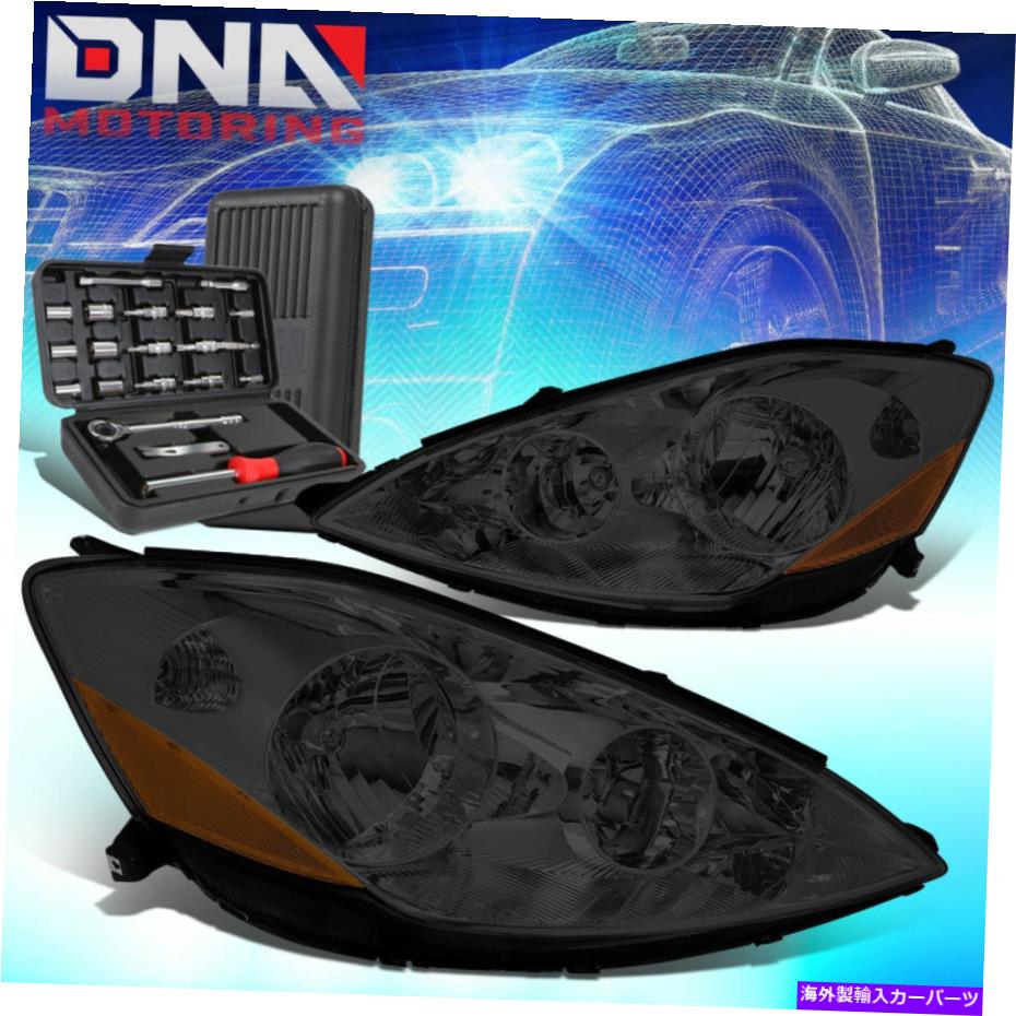 USヘッドライト 2006-2010 Sienna XL20ファクトリースタイル燻製アンバーシグナルヘッドライトランプ+ツール FOR 2006-2010 SIENNA XL20 FACTORY STYLE SMOKED AMBER SIGNAL HEADLIGHT LAMP+TOOLS【並行輸入品】