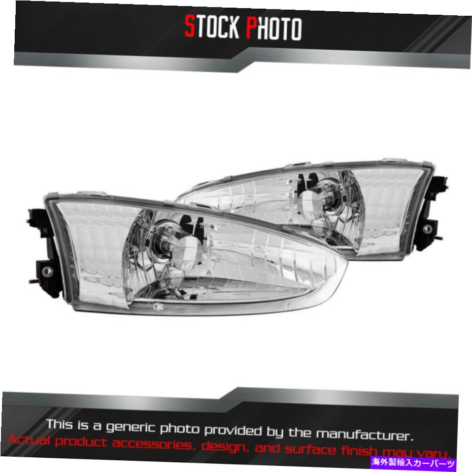 USヘッドライト 1997年三菱ミラージュ121106のためのAnzo Chrome Euroヘッドライト Anzo Chrome Euro Headlights for 1997 Mitsubishi Mirage 121106【並行輸入品】｜Us Custom Parts Shop USDM