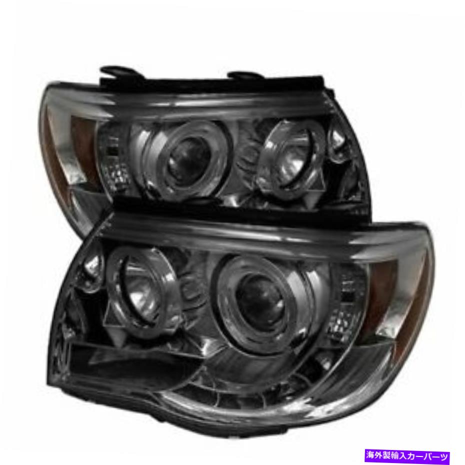 USヘッドライト スパイダーオートPRO-YD-TT05-HL-SM煙Halo LED投影ヘッドライト Spyder Auto PRO-YD-TT05-HL-SM Smoke Halo LED Projection Headlight【並行輸入品】 50,282円