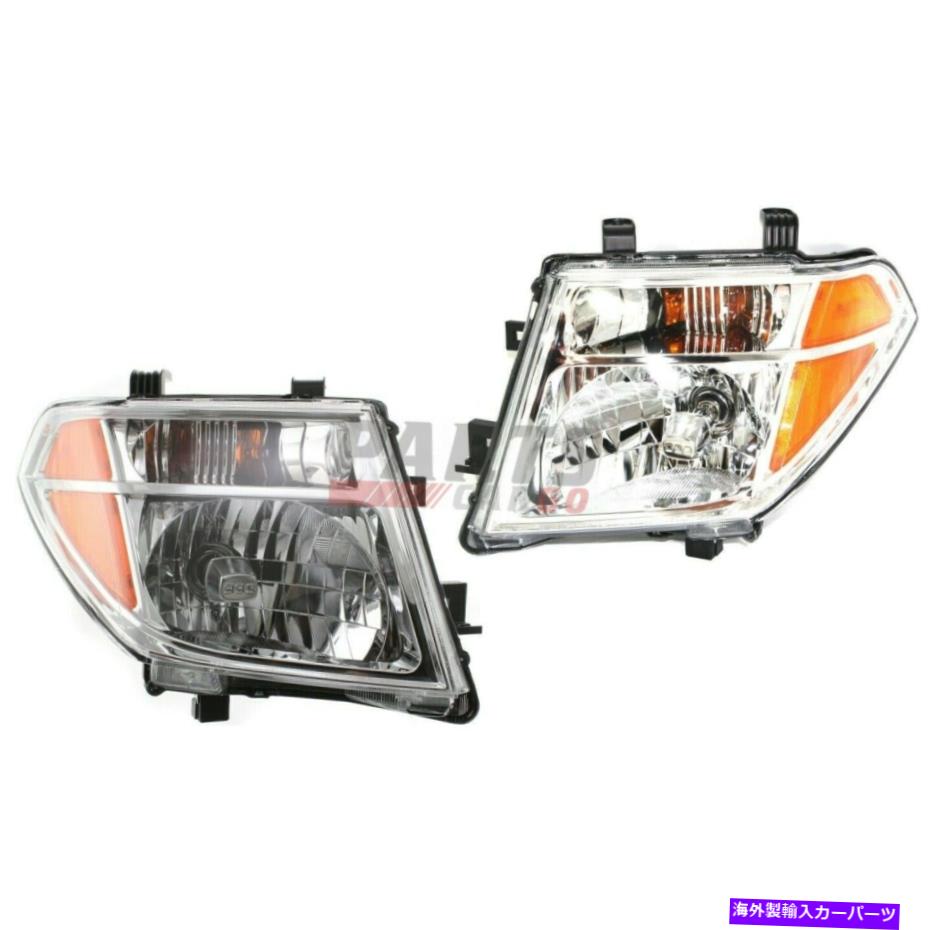 USヘッドライト 新しいヘッドライトフロント左右右フィット05-08日産フロンティア10824872 26010EA525 NEW HEADLIGHT FRONT LEFT RIGHT FITS 05-08 NISSAN FRONTIER 10824872 26010EA525【並行輸入品】