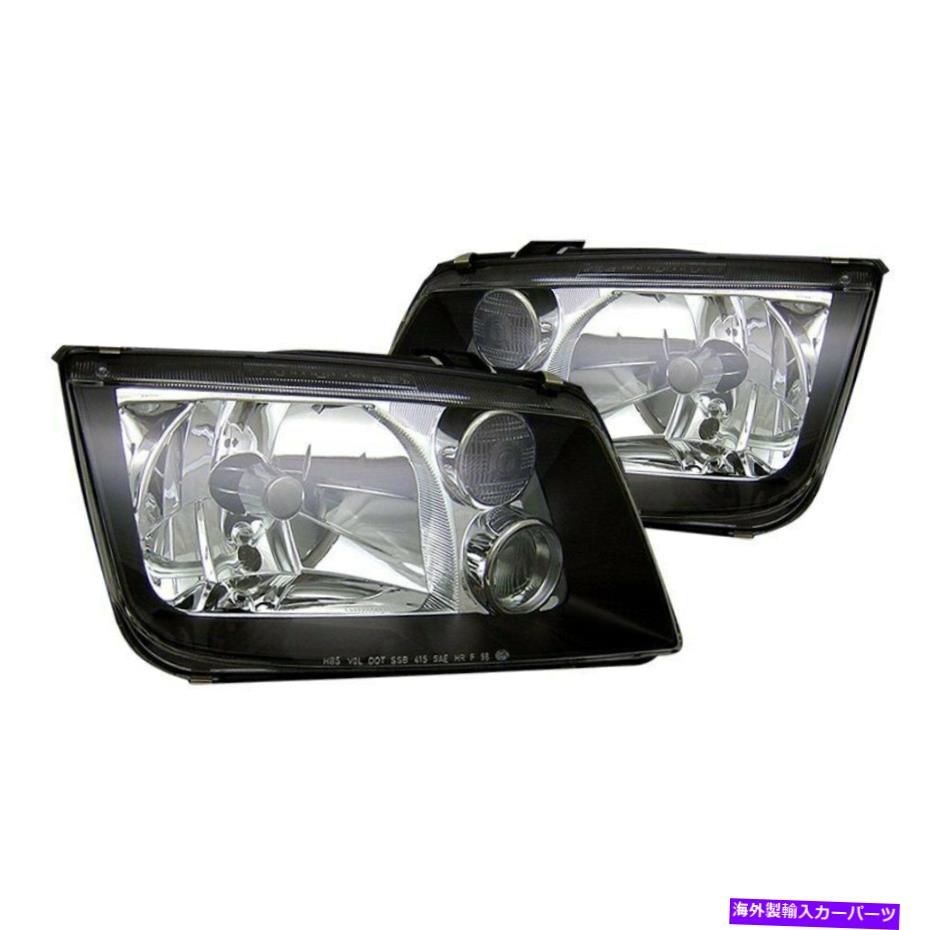 USヘッドライト フォームスワーゲンJetta 1999-2005 CG 02-AZ-VJ99-Bブラックユーロヘッドライト For Volkswagen Jetta 1999-2005 CG 02-AZ-VJ99-B Black Euro Headlights【並行輸入品】