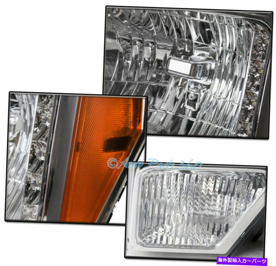 USヘッドライト 09-14 FORD F-150 F150 LED交換ヘッドライトヘッドランプクロームW / 50W 8K HID FOR 09-14 FORD F-150 F150 LED REPLACEMENT HEADLIGHT HEADLAMP CHROME W/50W 8K HID【並行輸入品】