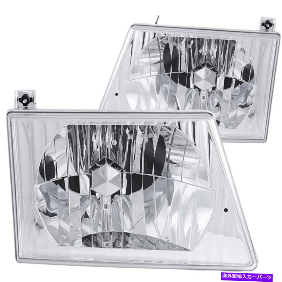 USヘッドライト 111026 Anzoヘッドライトランプドライバー＆旅客辺E150 Van E250 E350用 111026 Anzo Headlight Lamp Driver & Passenger Side New for E150 Van E250 E350【並行輸入品】｜Us Custom Parts Shop USDM