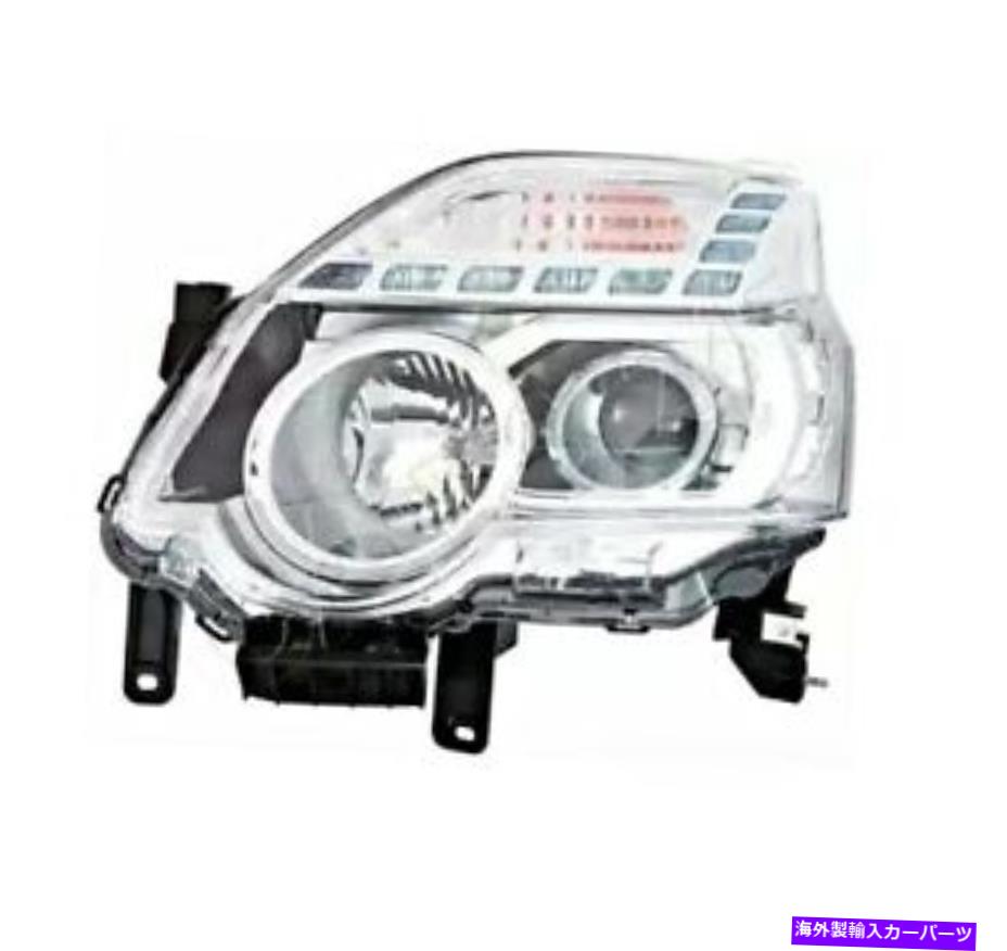 USヘッドライト デポ左ブラックヘッドライトフロントランプは日産X-TRAIL SUV 2010-2013に収まります。 DEPO LEFT Black Headlight Front Lamp Fits NISSAN X-Trail Suv 2010-2013【並行輸入品】